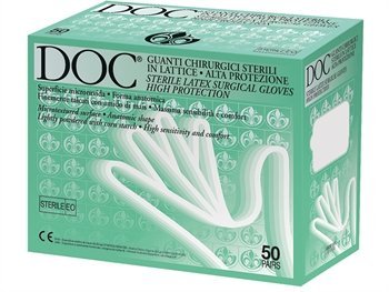 Sterilios chirurginės lateksinės pirštinės, 7,5 dydis - Image 2