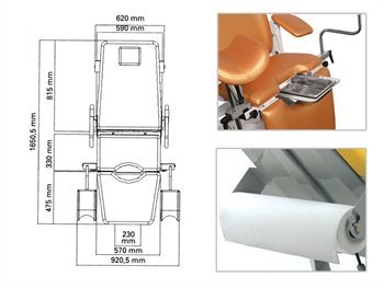 Elektrinė ginekologinė kėdė "Gynex" - Image 4