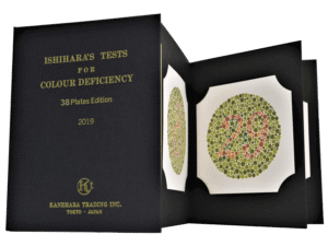 Isihara knyga spalvų skyrimui nustatyti, 24 paveikslėliai