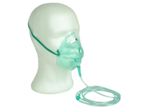 Deguonies kaukė suaugusiems su vamzdeliais, 1 vnt.