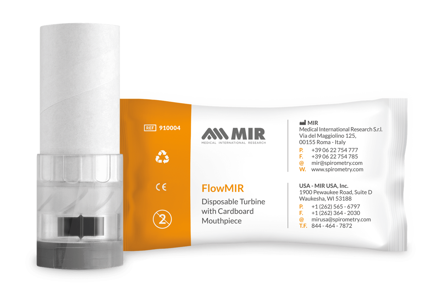 „Flowmir“ vienkartiniai turbininiai kandikliai spirometrijai, 60 vnt. - Image 5