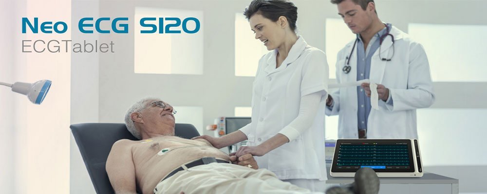 Elektrokardiografas "NeoECG S120" su tarnsportavimo krepšiu - Image 2