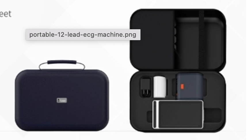 Elektrokardiografas "NeoECG S120" su tarnsportavimo krepšiu - Image 9