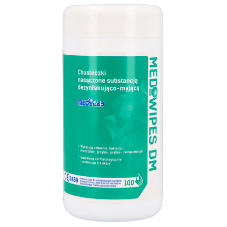 "Mediwipes DM" dezinfekcinės servetėlės dėžutėje, 100 vnt.