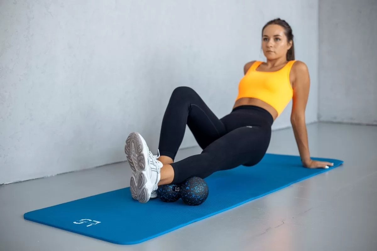 Dvigubas masažinis kamuoliukas, 12 cm - Image 5