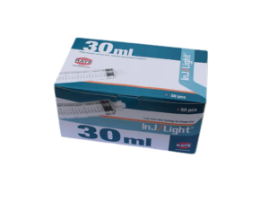 Sterilūs, vienkartiniai švirkštai "InJ-Light", 30 ml, luer, 50 vnt.