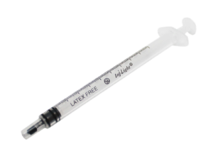 Sterilūs, vienkartiniai, 1 ml švirkštai "Inj-Light", 100 vnt.