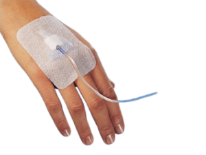 Sterilus tvarstis kanulių fiksavimui, 8x5,8 cm, 50 vnt.