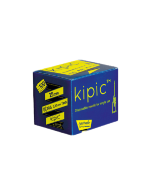 KIPIC® adata mikroinjekcijoms 30Gx25mm |100 vnt.