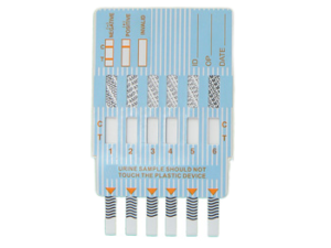 6 narkotinių medžiagų nustatymo testas šlapime, 1 vnt.