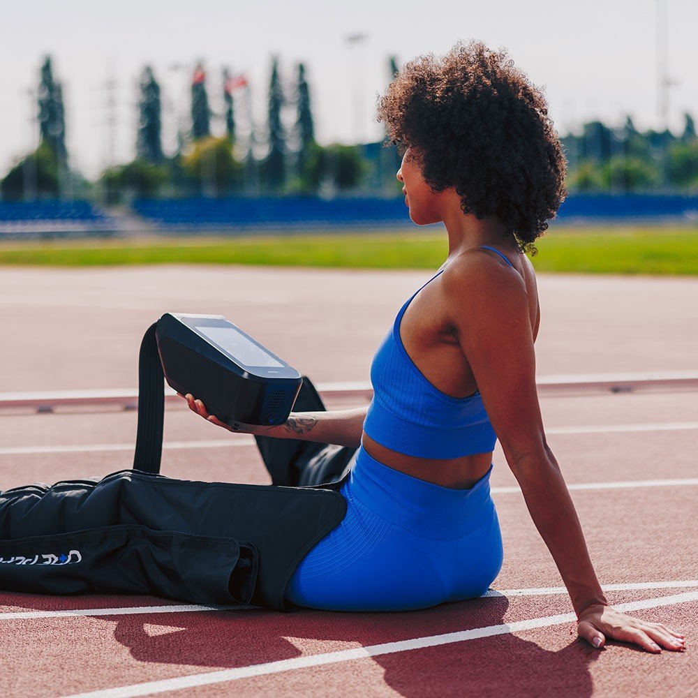 „CarePump Move8“ - mobilus 8 kamerų prietaisas limfos drenažui (presoterapijai) sportininkams