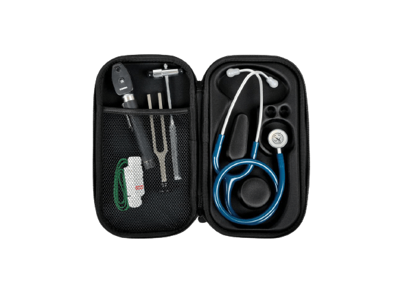 Universalus stetofonendoskopo ir diagnostinių priemonių dėklas