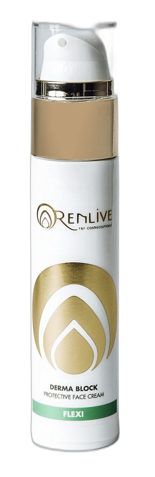 "RENLIVE Derma Block" maitinamasis ir drėkinamasis veido kremas su vidutiniu apsaugos nuo saulės faktoriumi SPF 15+, 50 ml