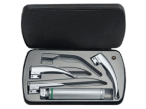 HEINE klasikinis + LED laringoskopo rinkinys su 3,5 V , pakraunamas,  3 mentelės, 1 vnt.