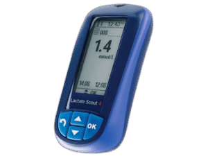 Laktatų kiekio kraujyje matuoklis " Lactate scout 4"