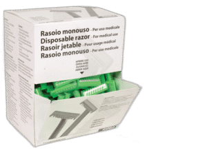 Skutimo peiliukai, dvigubi ašmenys, 100 vnt.