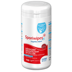 Aukšto intensyvumo dezinfekcinės servetėles "Sporiwipes", 150 vnt.