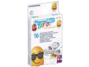 PHARMADOCT TATOO vaikiški pleistrai 2 dydžiai, 16 vnt.