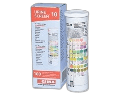 10 parametrų vizualinės šlapimo vertinimo juostelės, 100 vnt.